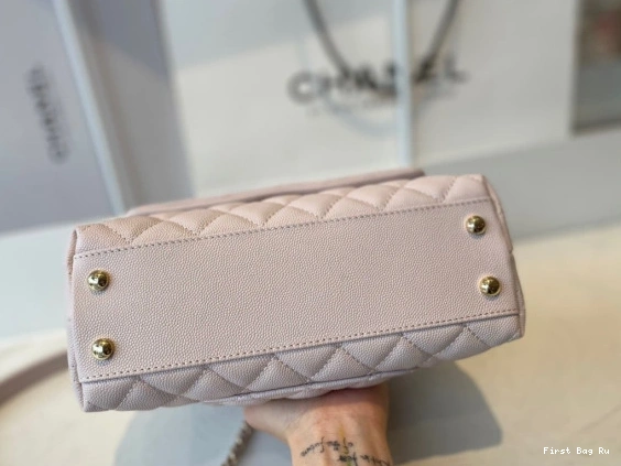 First Bag Ru FLAP WITH BAG CHANEL TOP HANDLE 0815